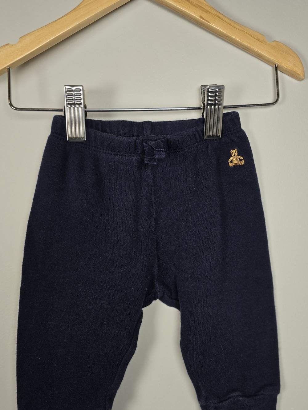GAP Navy Kids Leggings with Gold Teddy Accent
